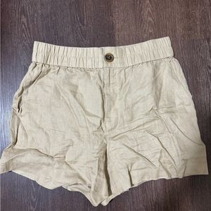 & other stories beige shorts